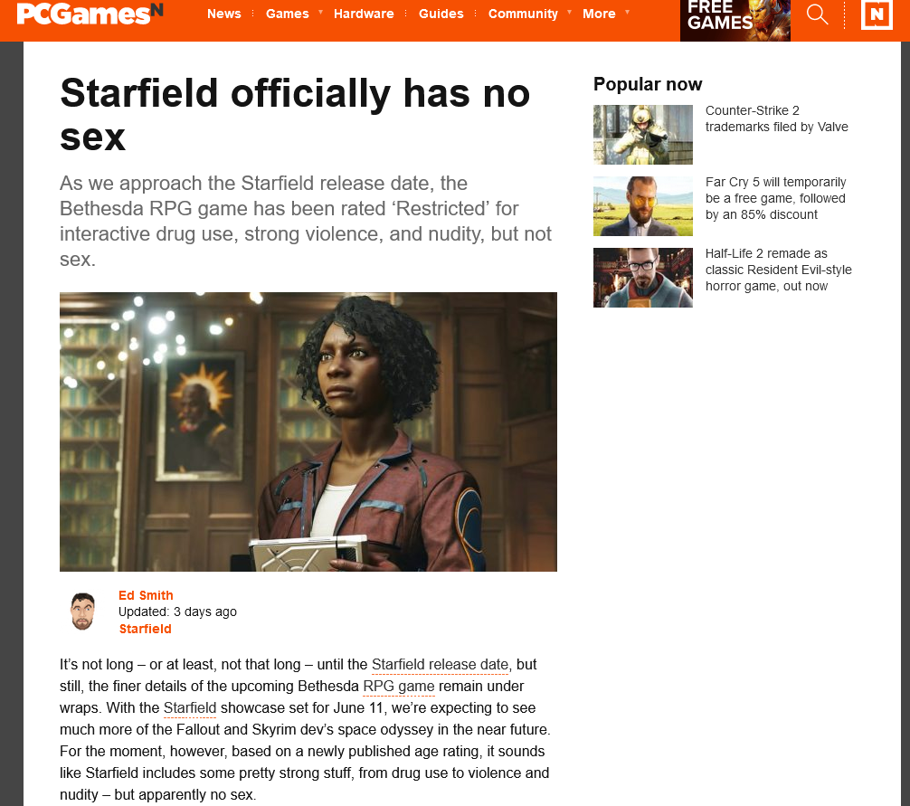 No Sex In Starfield Modders You Re Up Starfield Adult Mods Loverslab