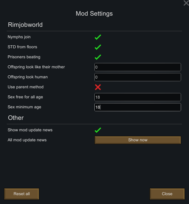 RimWorld Sex Mod RimJobWorld RJW Page Rimworld LoversLab