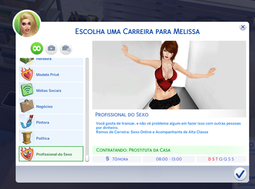 Omegaswordex S Adult Careers En Us Pt Br Updated For 1 45 02 08 2018 The Sims 4 Loverslab