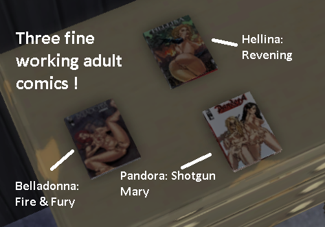 ADULT COMICS (Raises Charisma!)