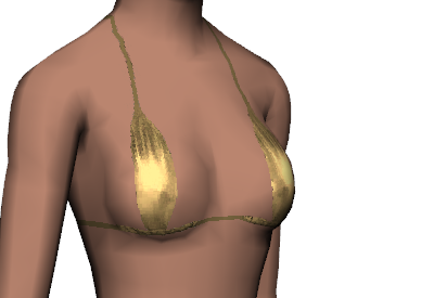 af metal bikiniSUPER top