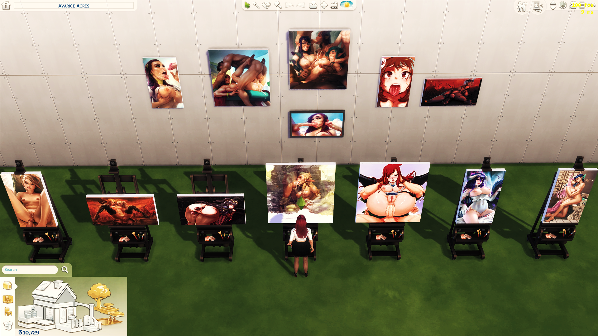 Hentai Easel Paintings