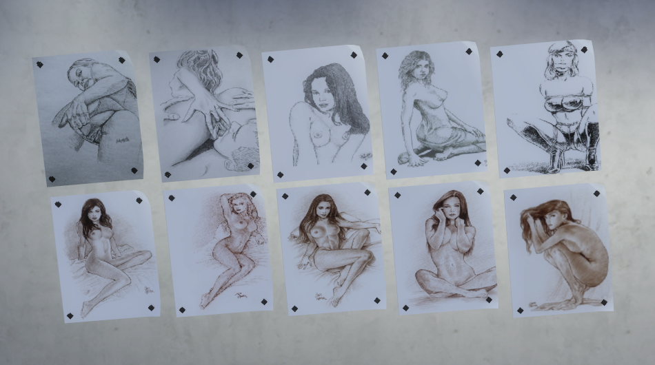 Nude Girls Drawings (POSTERS)