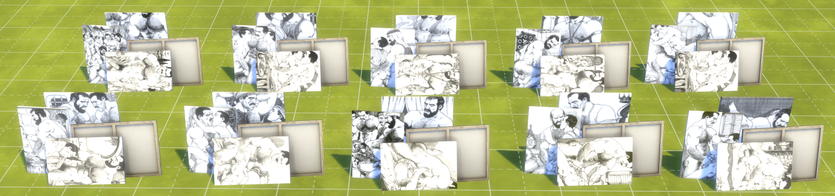 Tenkuschos arab daddy canvases