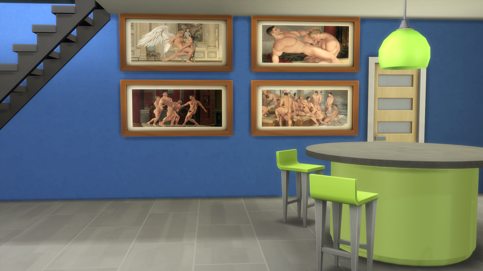 Cubman's Priapus Paintings