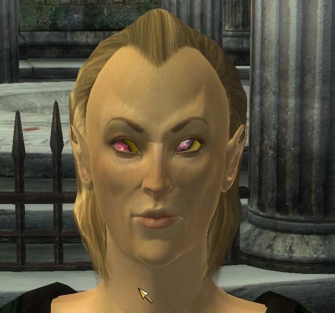 Oblivion character overhaul and beautiful people - eyes problems