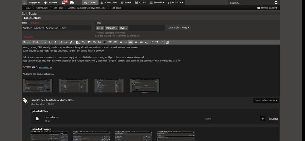Edit Topic