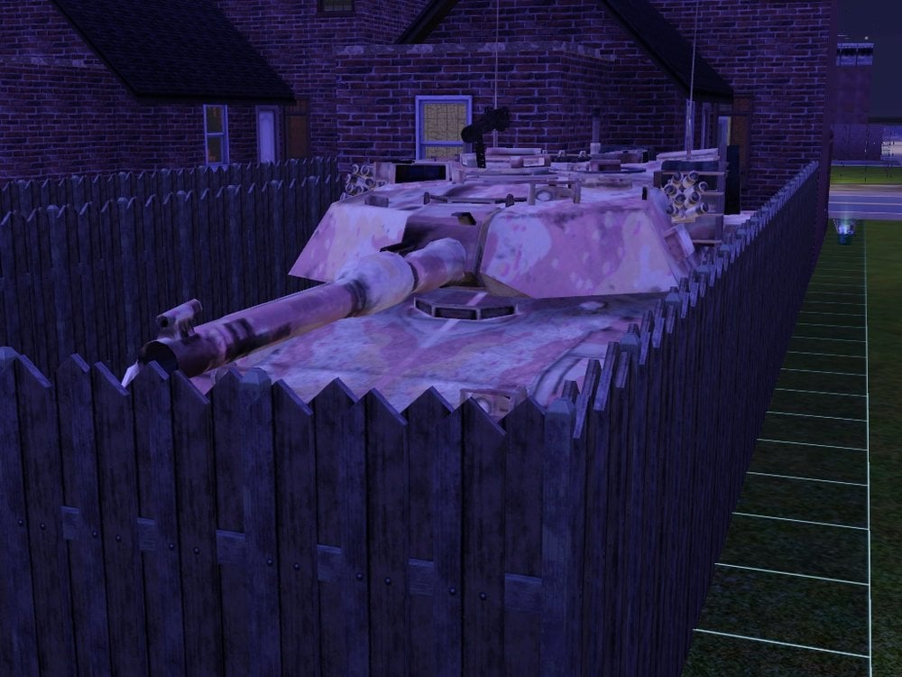 a tank in the backyard.jpg