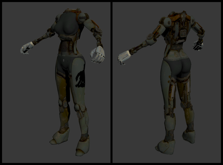 Before, the vanilla shoes