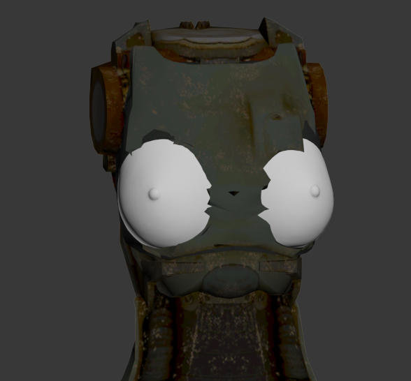 todo 1 - assaultron boobs plate