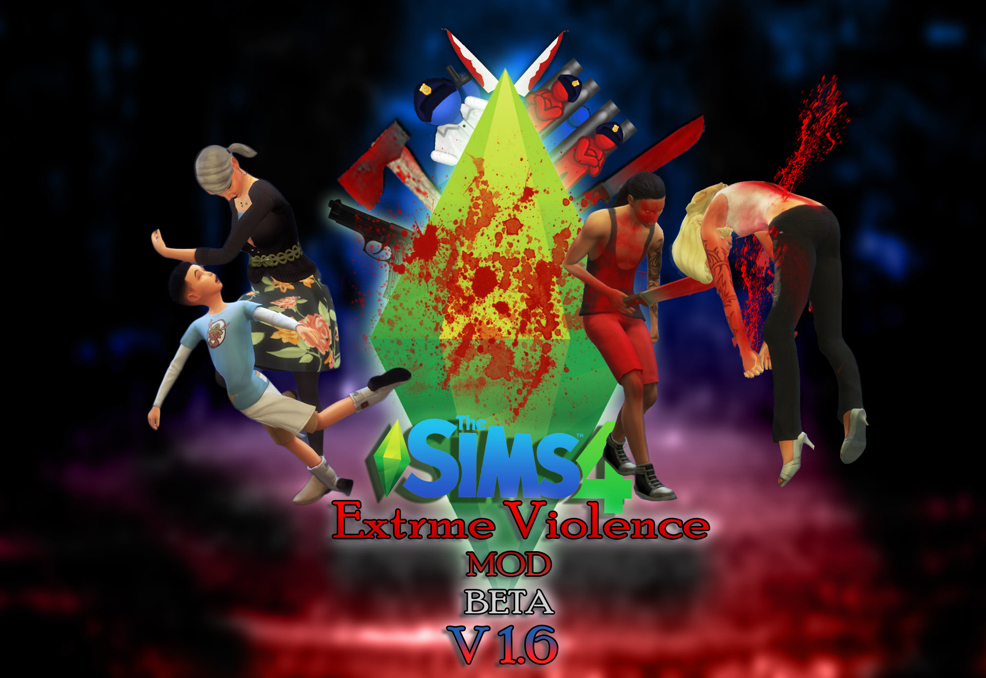 Sims 4 Extreme Violence Mod: Murder, Blood, Gore, and More! extreme violence mod sims 4 download
