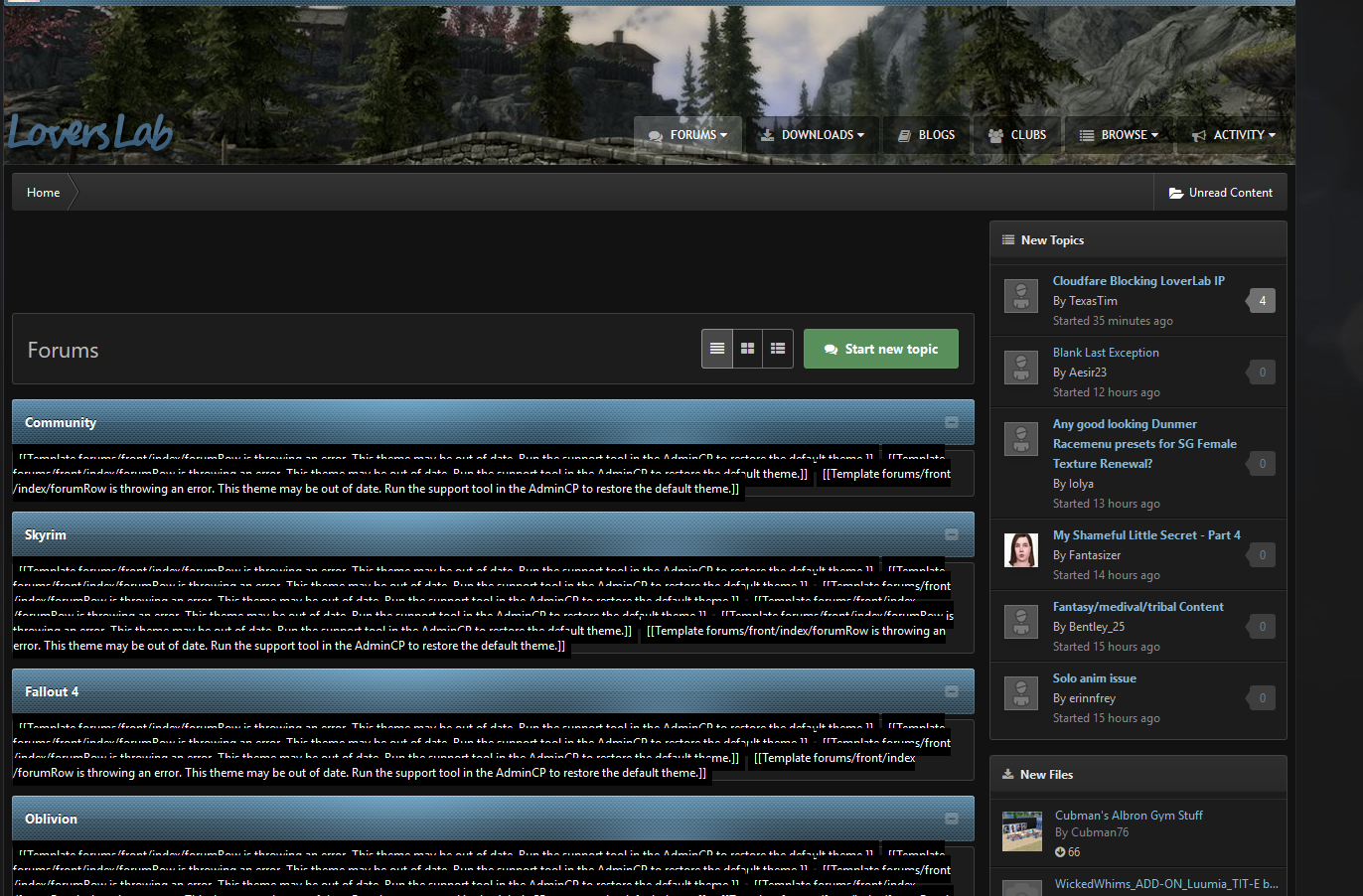 Community forums topic. Community forums topic