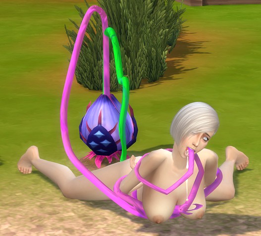 Jenny doing some gardening