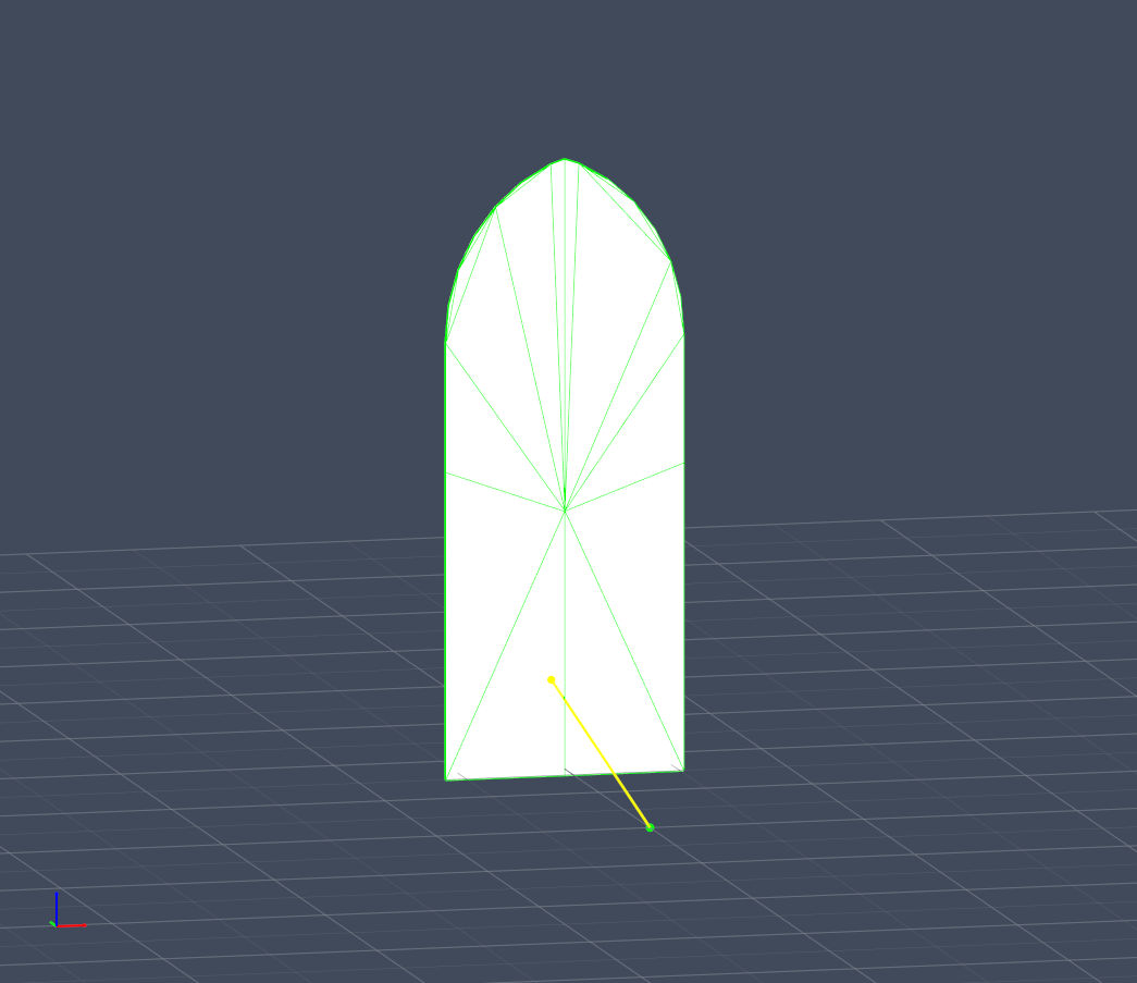the door