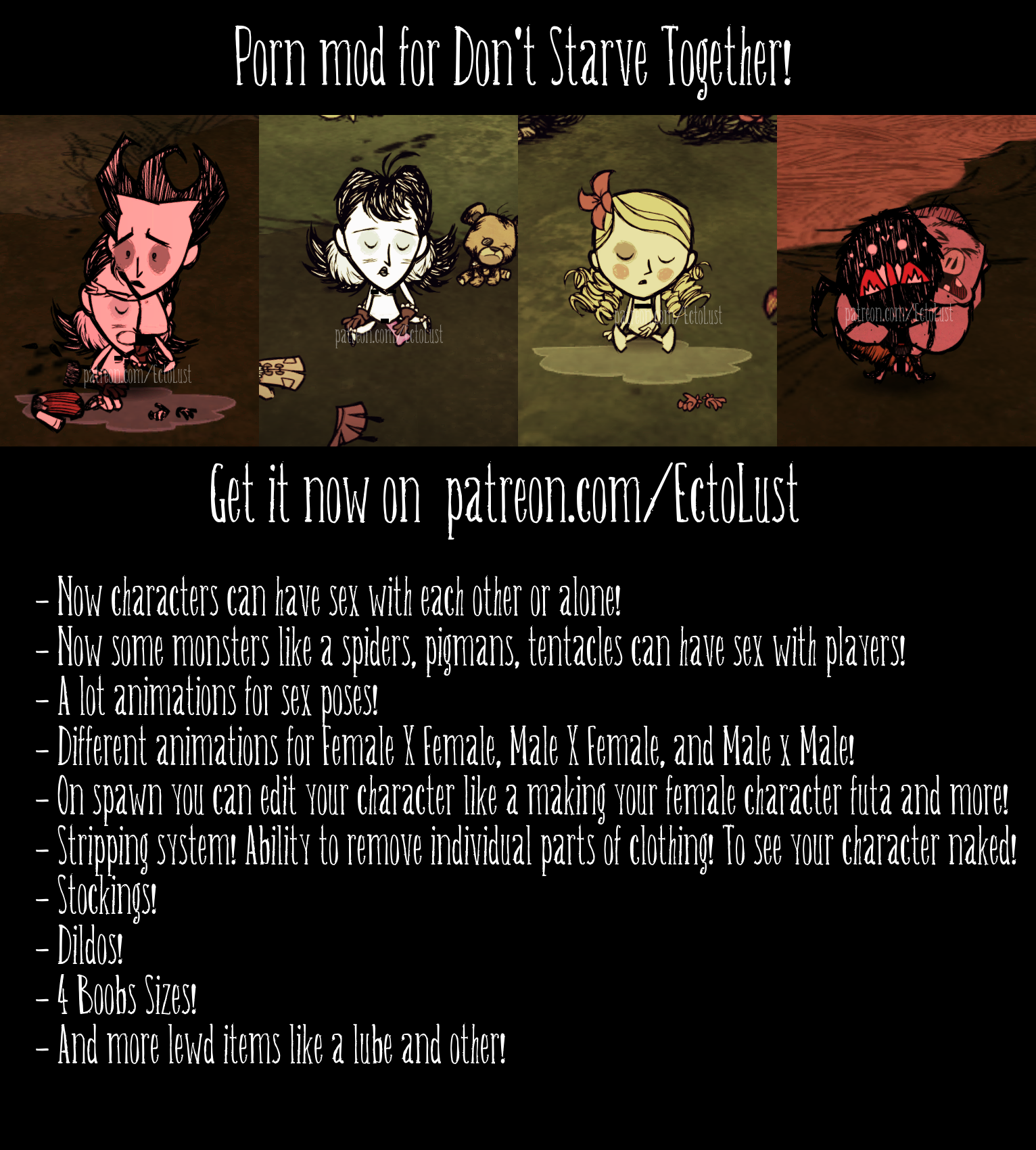 Dont starve nsfw mods