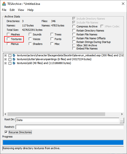 A guide to packing loose files into BSA with Creation Kit Utility ...