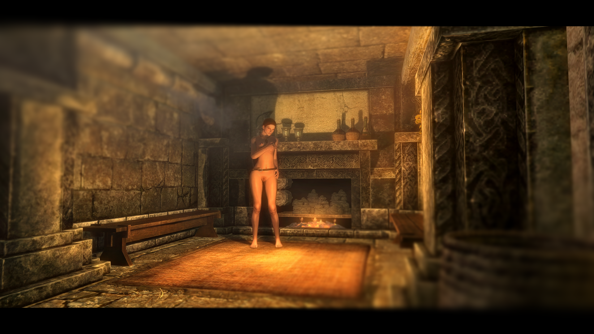 Alone in the Solitude bathouse