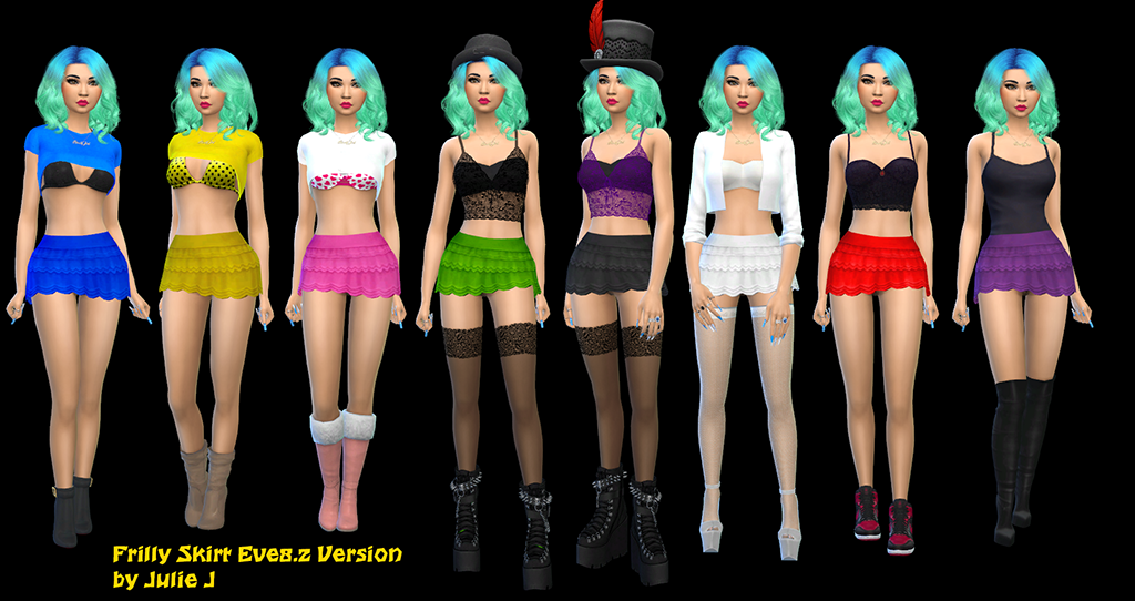 Frilly Skirt - Eve 8.2 by Julie J - Clothing - LoversLab Frilly Skirt - Eve 8.2 by Julie J - Clothing - LoversLab