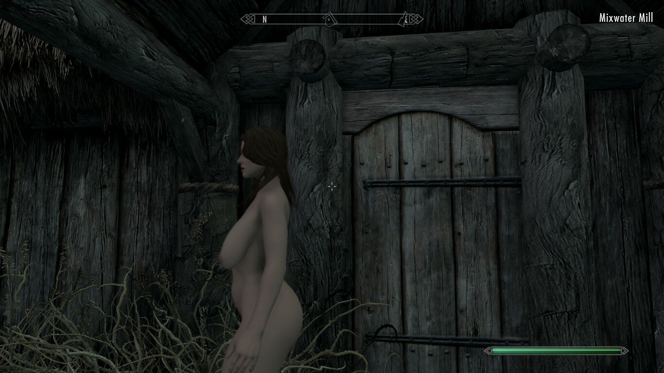 Distorted breasts when I go outside.