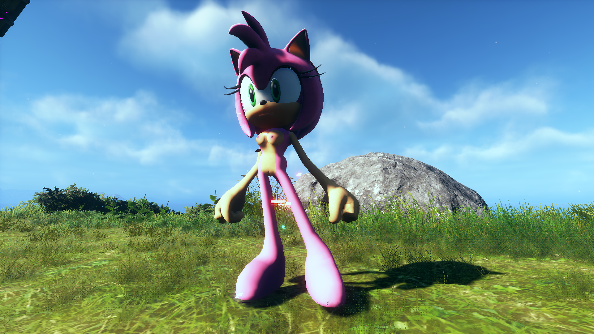 Nude Amy with No Gloves and Shoes