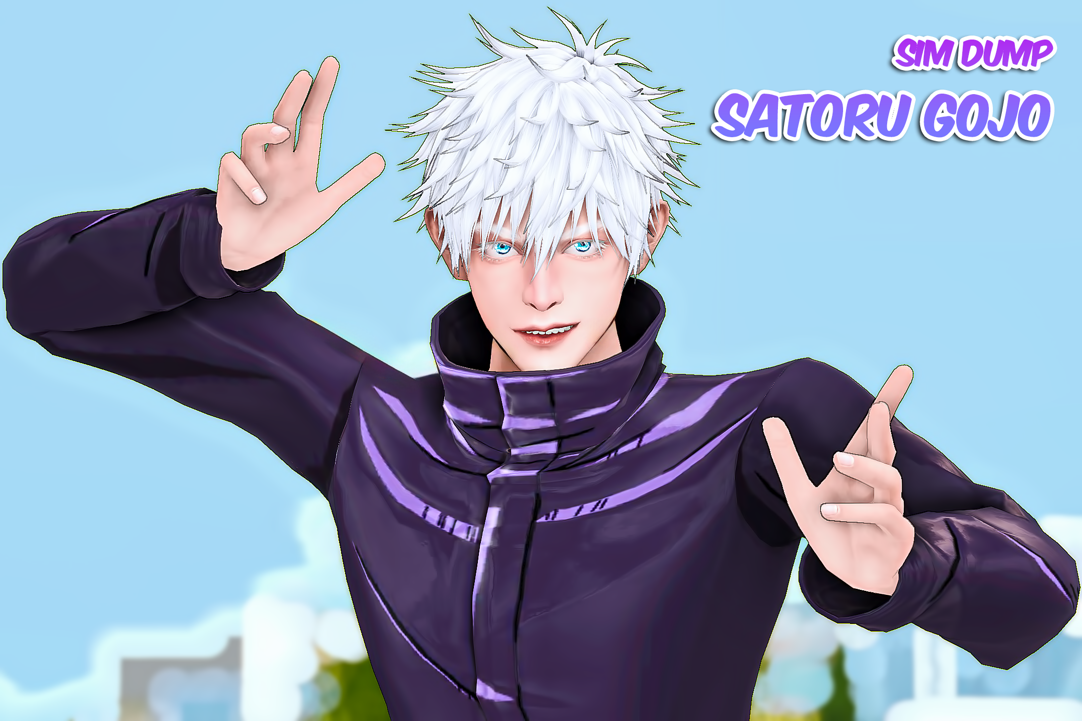 Satoru Gojo - Jujutsu Kaisen - The Sims 4 - Sims - LoversLab