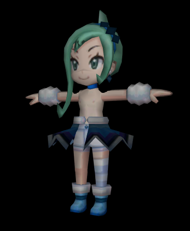 A topless Lisia in Ohana3DS.