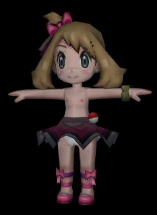 Topless May's Contest Costume.