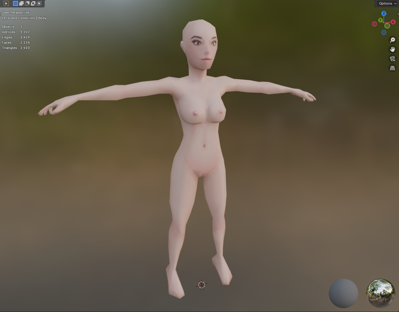 Female Lewd Model