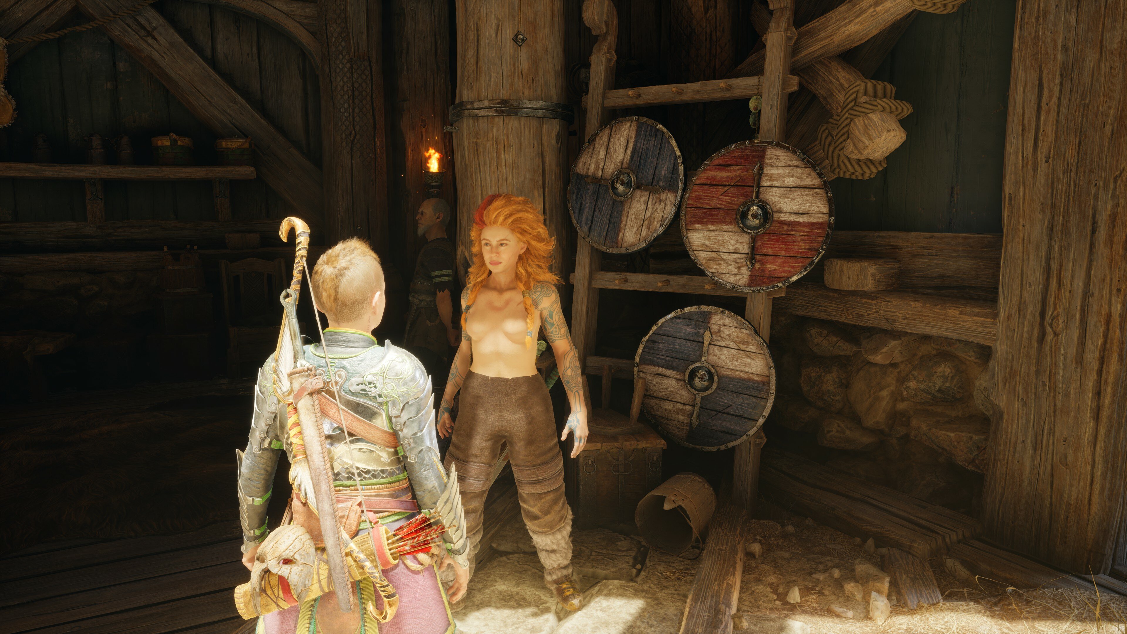 God of war freya nude mod