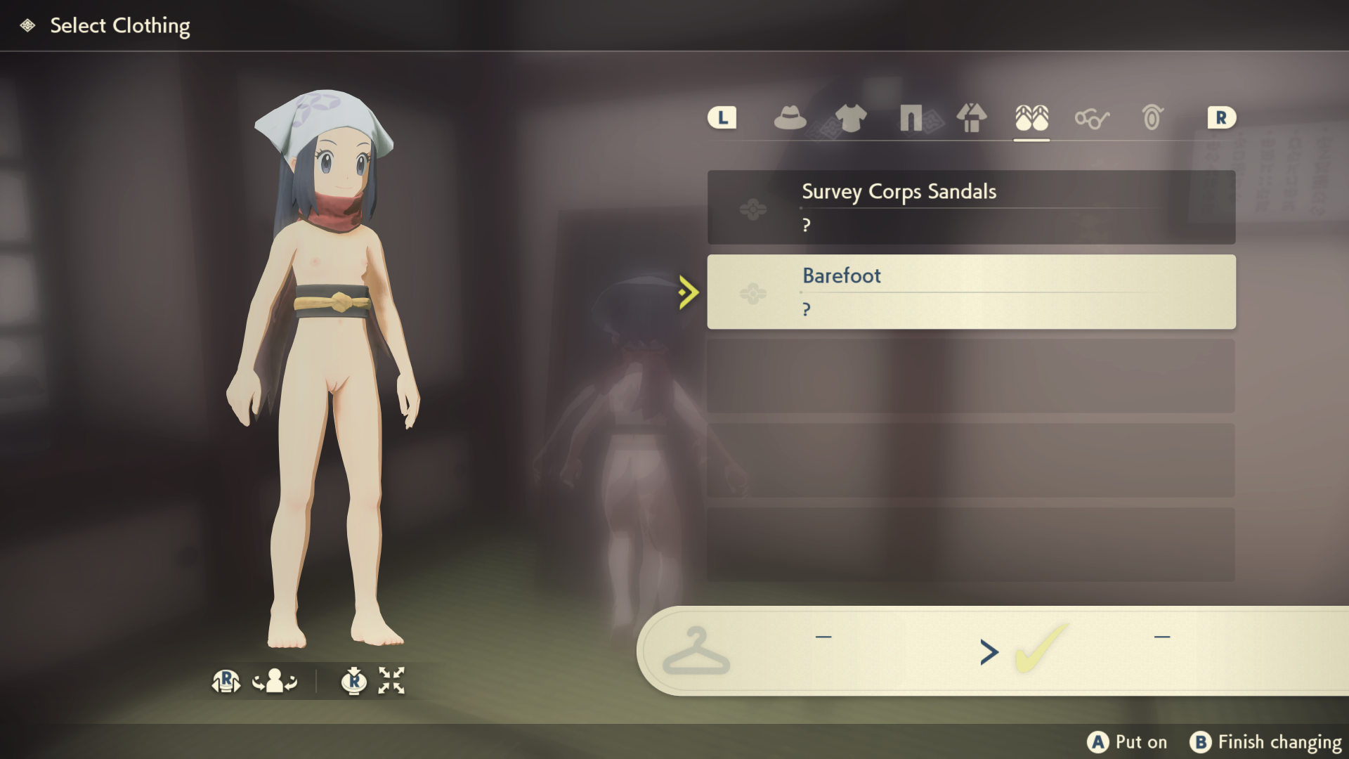 BarefootUnselected