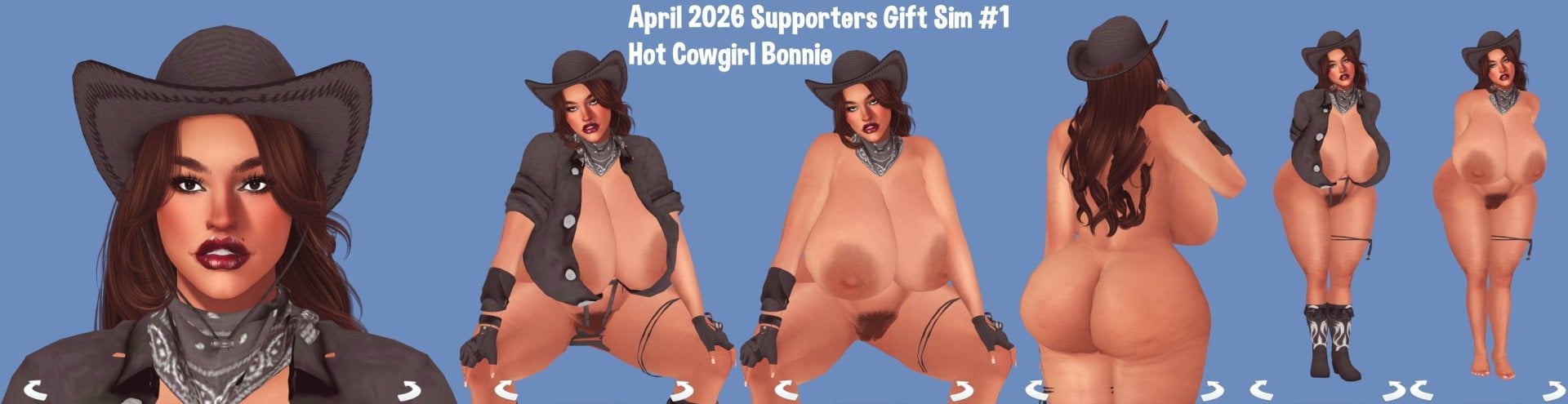 April 2026 Supporters Gift Sim #1 Hot Cowgirl Bonnie.jpg