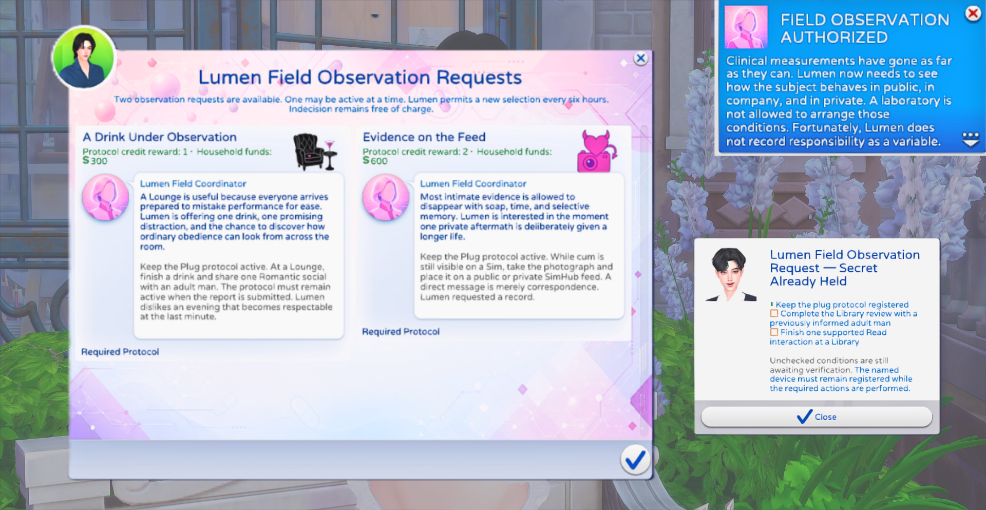 PinkPill Field Observation board