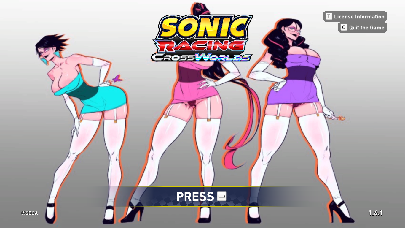 SonicRCW_Bayonetta-Three-Versions-2_Loki4Duty.png