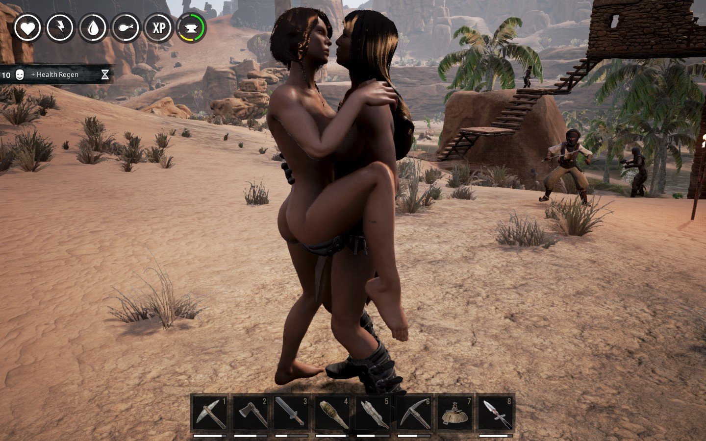 Pregnant Female Exiles Conan Mod. 